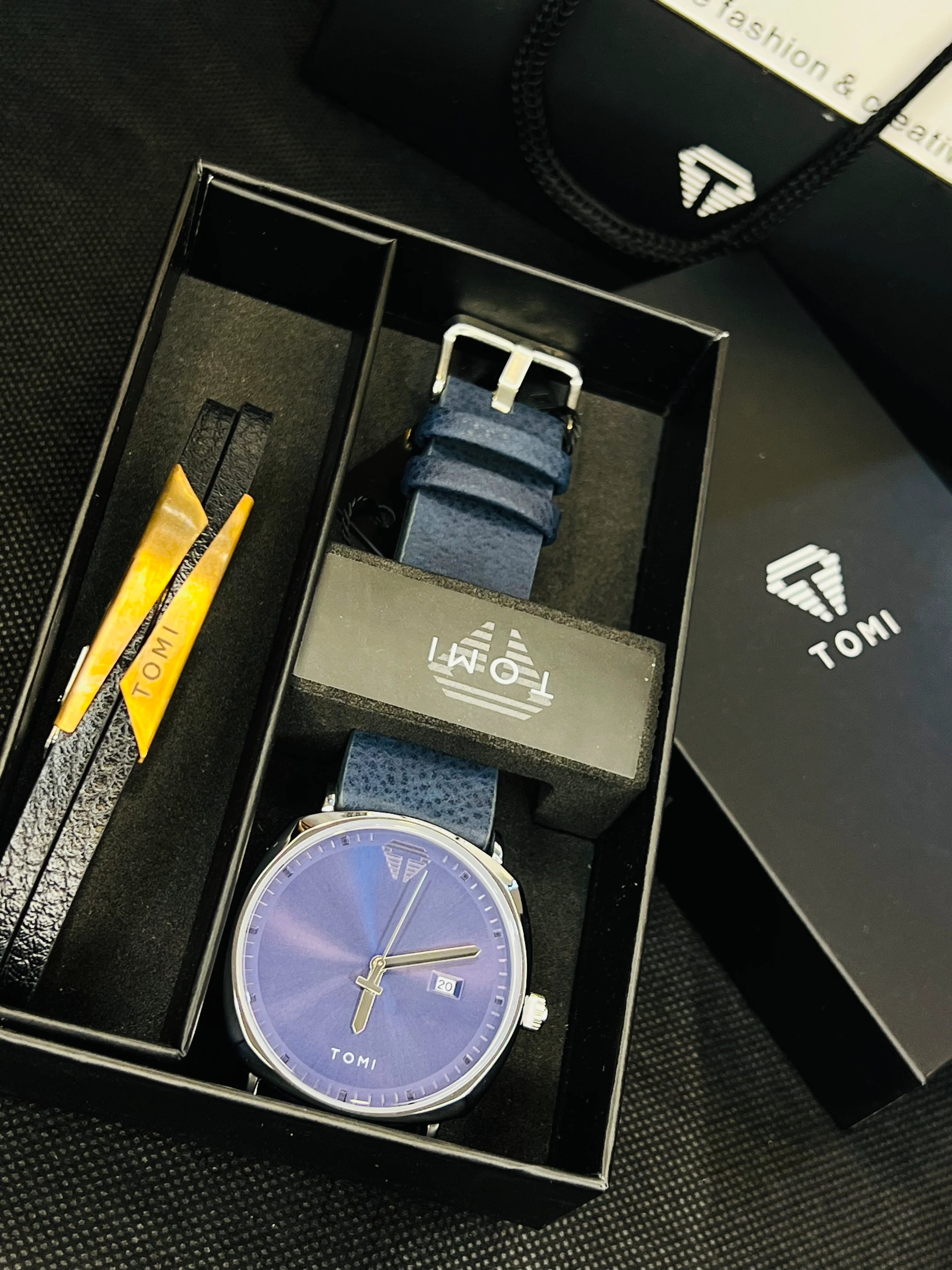 Tomi T-044 Watch & Bracelet Set - Tomi Watches