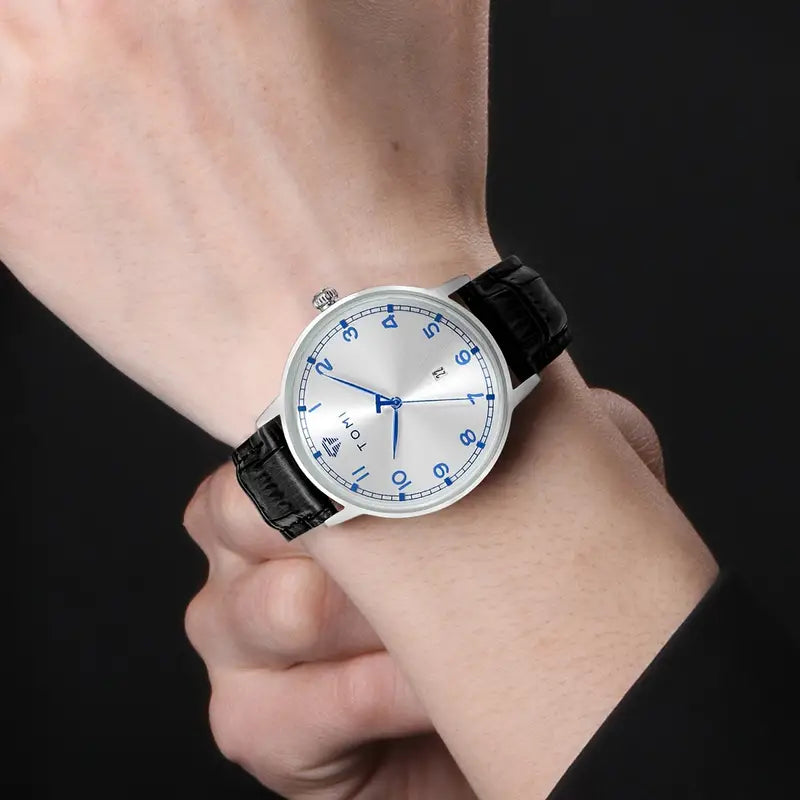 TOMI T-108 Unisex Quartz Date Watch For Men's - Tomi Watches