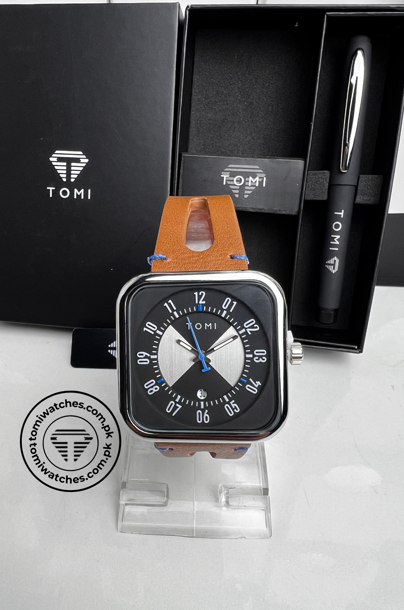 TOMI T-094 Luxury Watch with Pen Gift Set - Tomi Watches