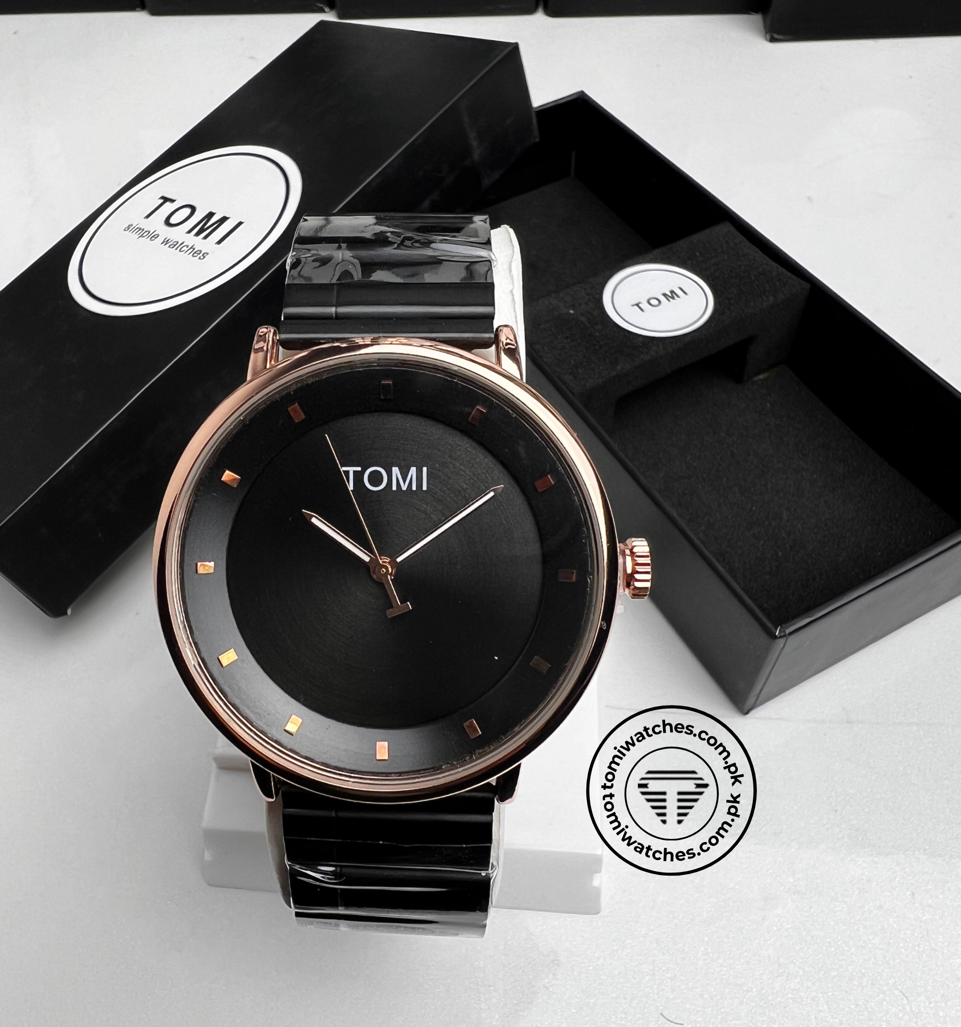 TOMI T-096 Stylish Men's Chain Watch - Tomi Watches