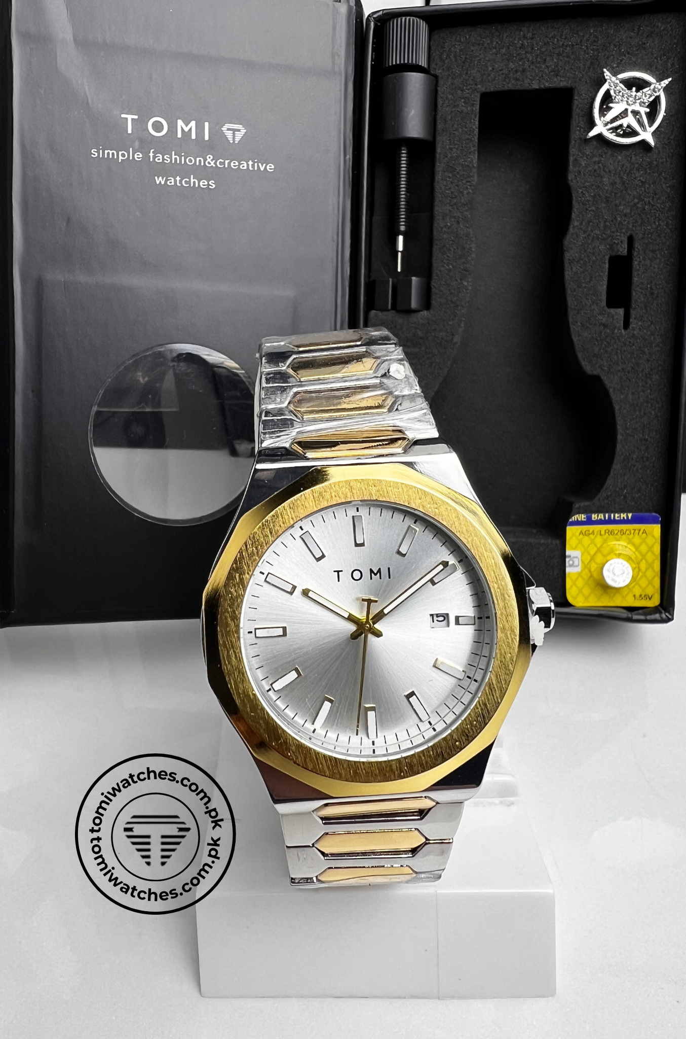 TOMI T-301 New Men's Luxury Watch Gift Box Set - Tomi Watches