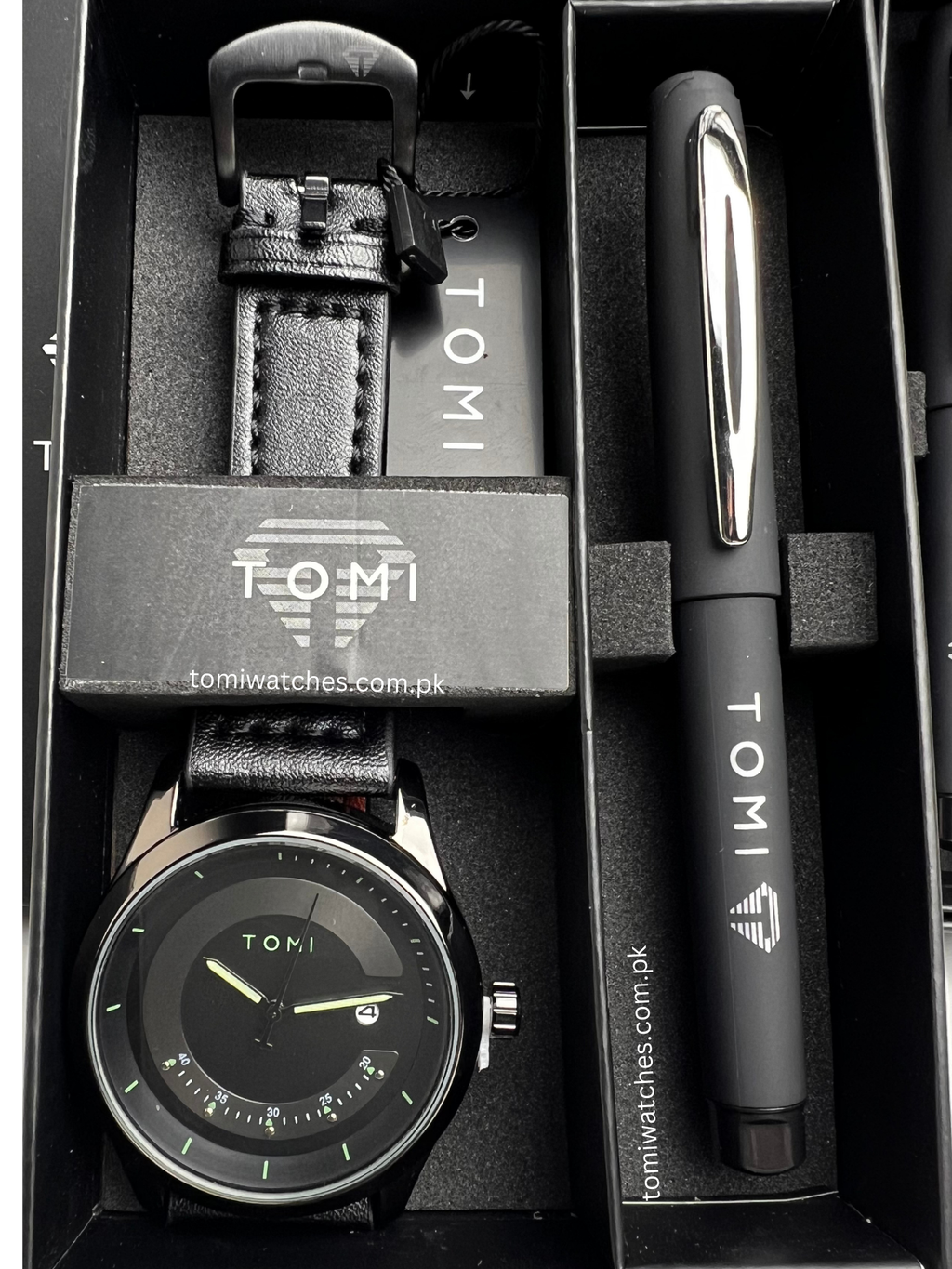 TOMI T-099 Men's Watch with Pen Gift Set - Tomi Watches