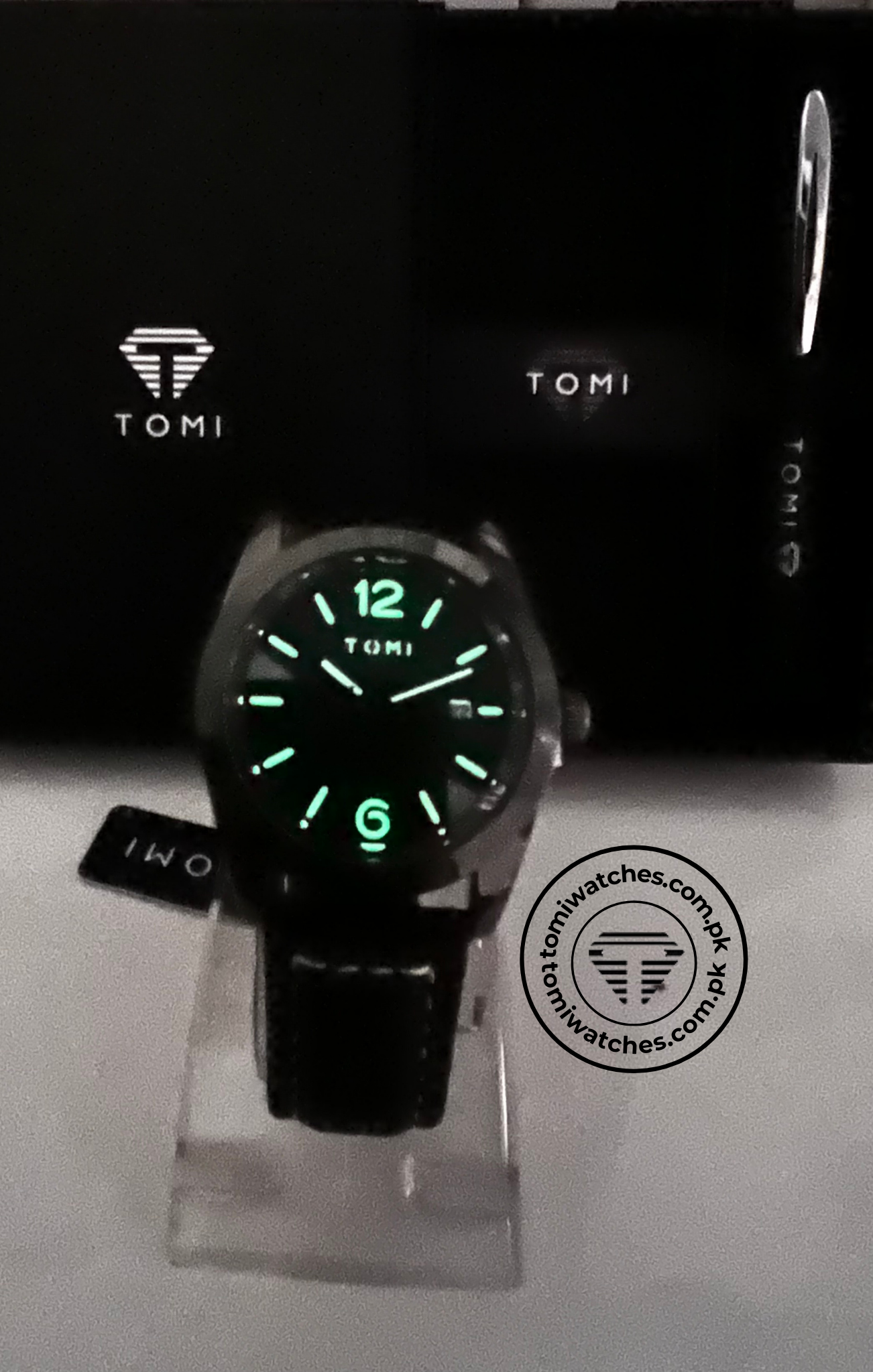 TOMI T-095 Men's Watch with Pen Gift Set - Tomi Watches