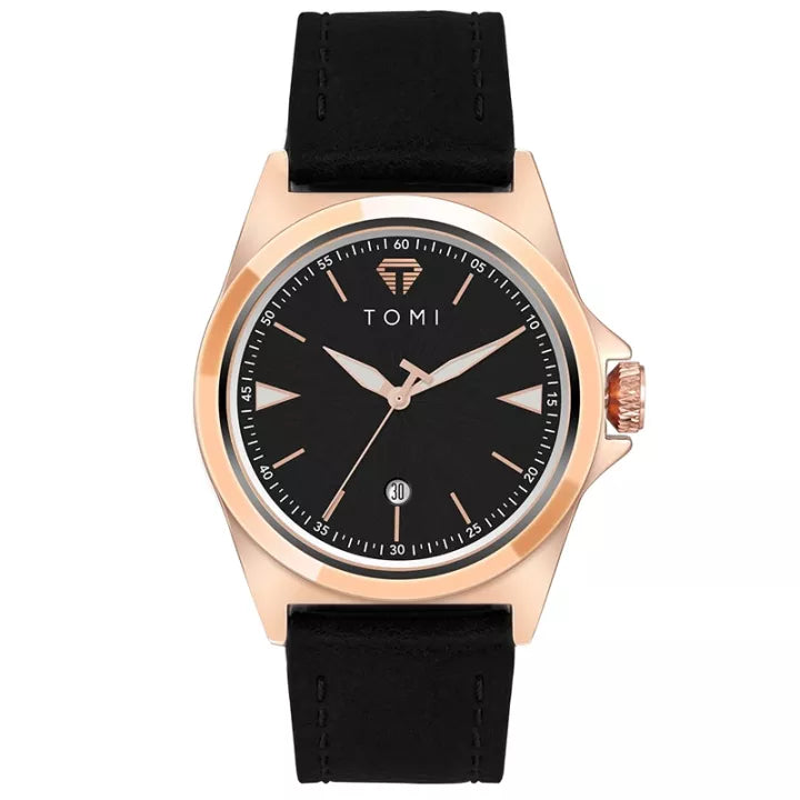TOMI T-041 Date Quartz Business Watch - Tomi Watches