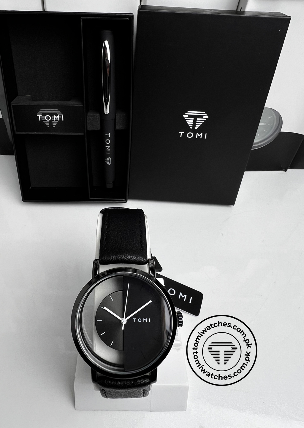 TOMI T-080 Unisex Watch with Pen Gift Set - Tomi Watches