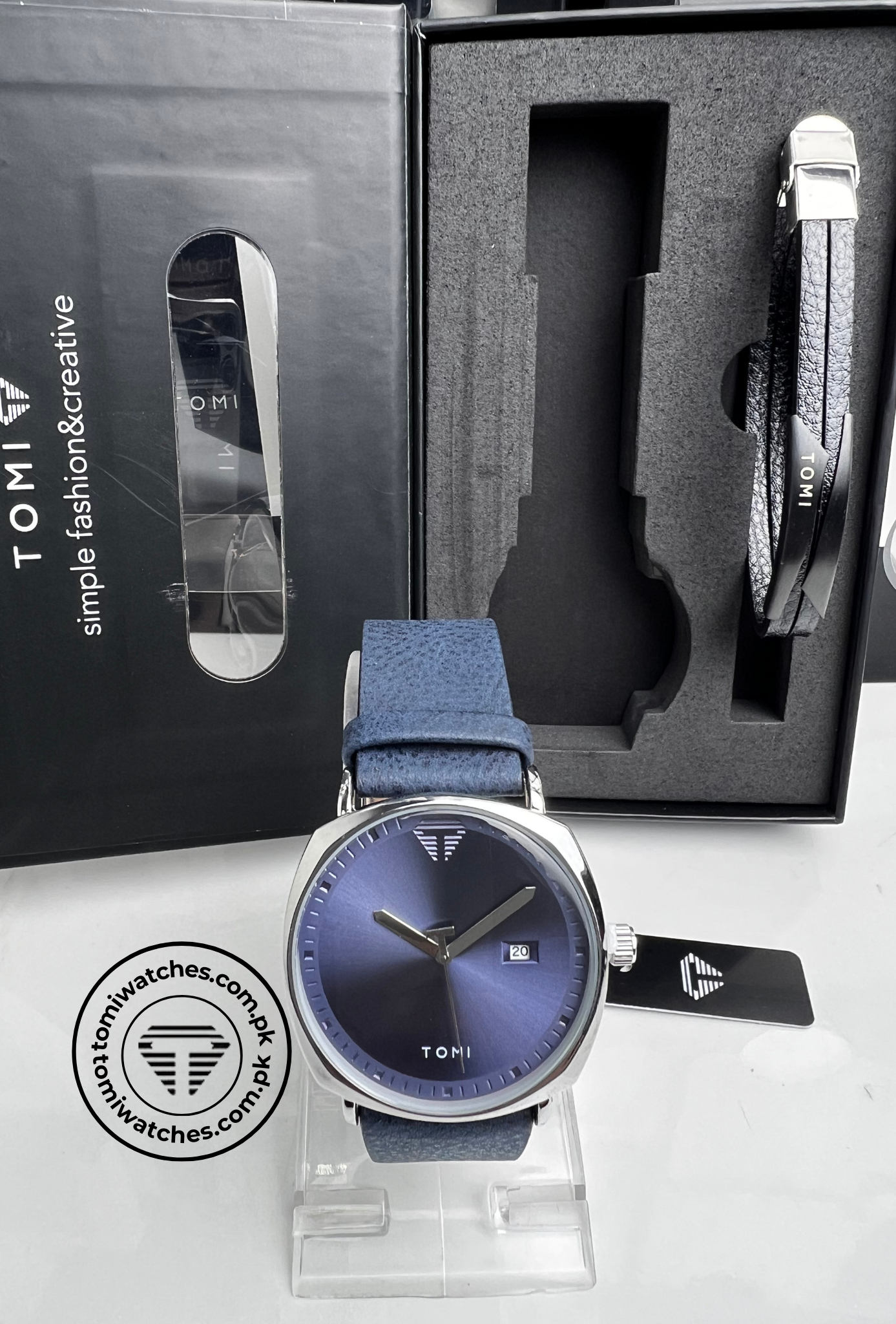 Tomi T-044 Watch & Bracelet Set - Tomi Watches