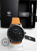 TOMI T-071 Men Watch Date with Pen Gift Set - Tomi Watches