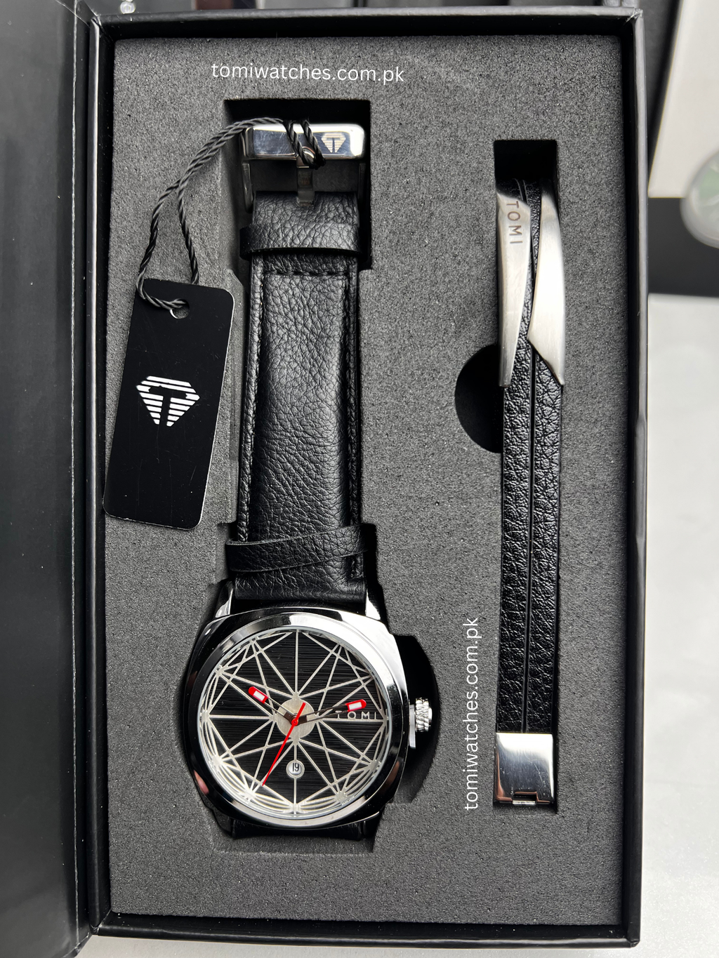 TOMI T-112 Stylish Men's Watch with Bracelet Gift Set - Tomi Watches