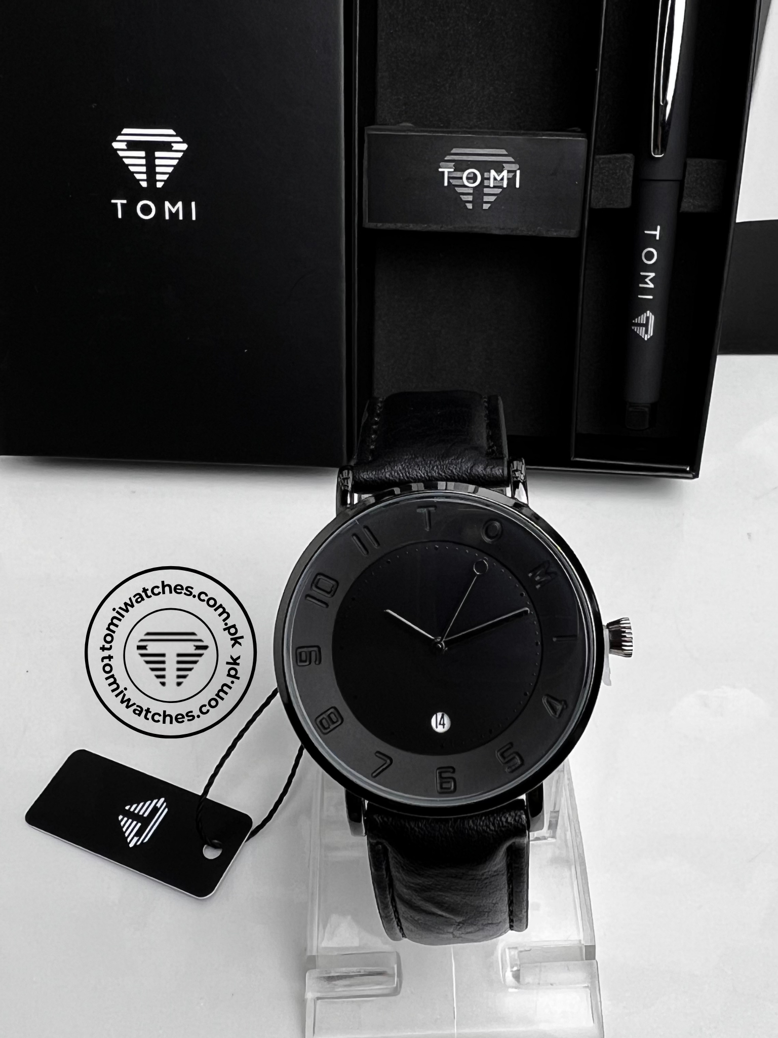 TOMI T-085 Men's Watch with Pen Gift Set - Tomi Watches