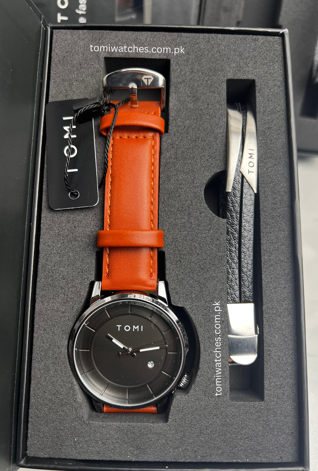 TOMI T-101 Stylish Watch & Bracelet Set for Men - Tomi Watches