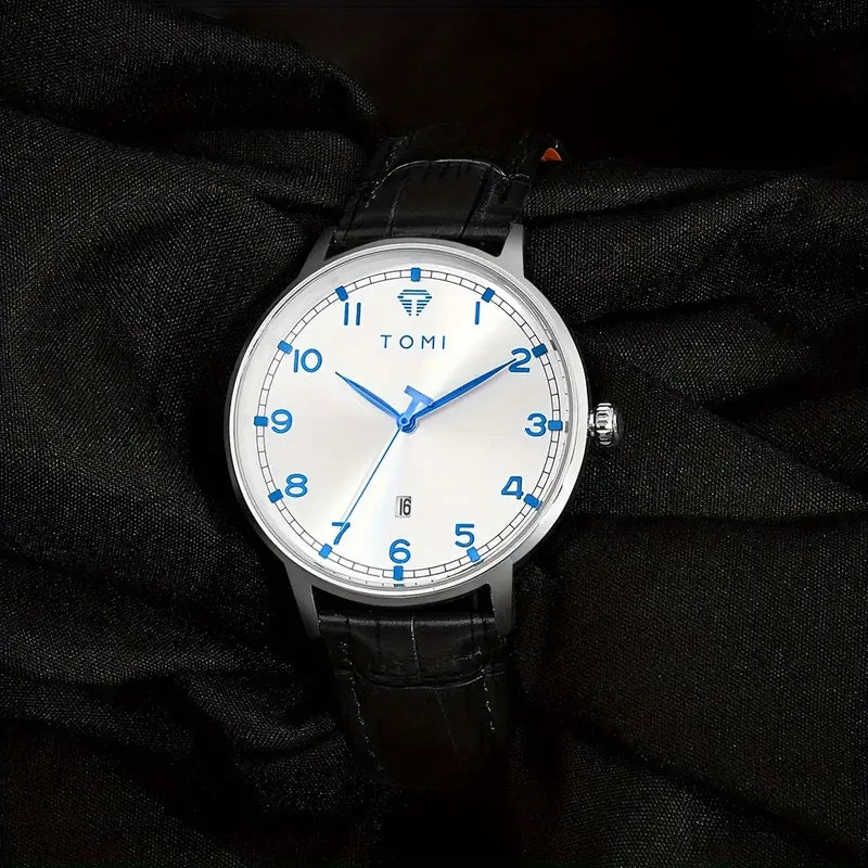 TOMI T-108 Unisex Quartz Date Watch For Men's - Tomi Watches