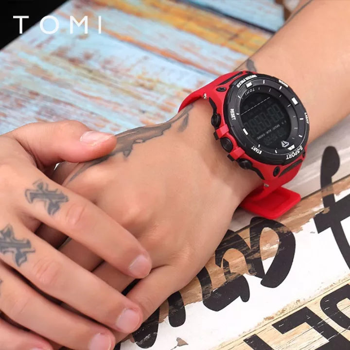 TOMI T-214 Men's Digital Sports Watch - Tomi Watches