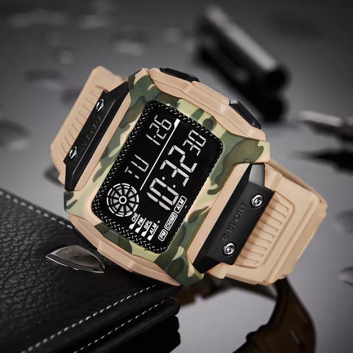 TOMI T-218 Digital Sports Watch Square Dial - Tomi Watches