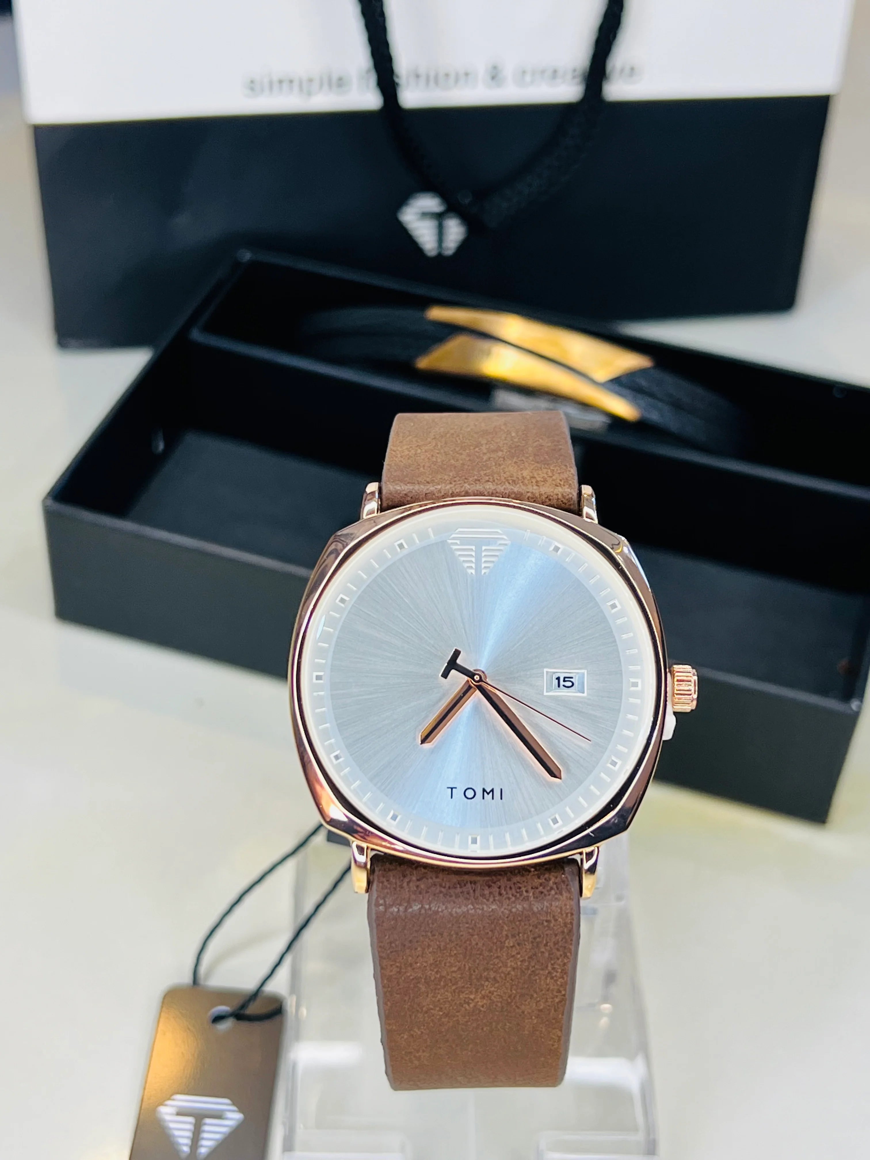 Tomi T-044 Watch & Bracelet Set - Tomi Watches