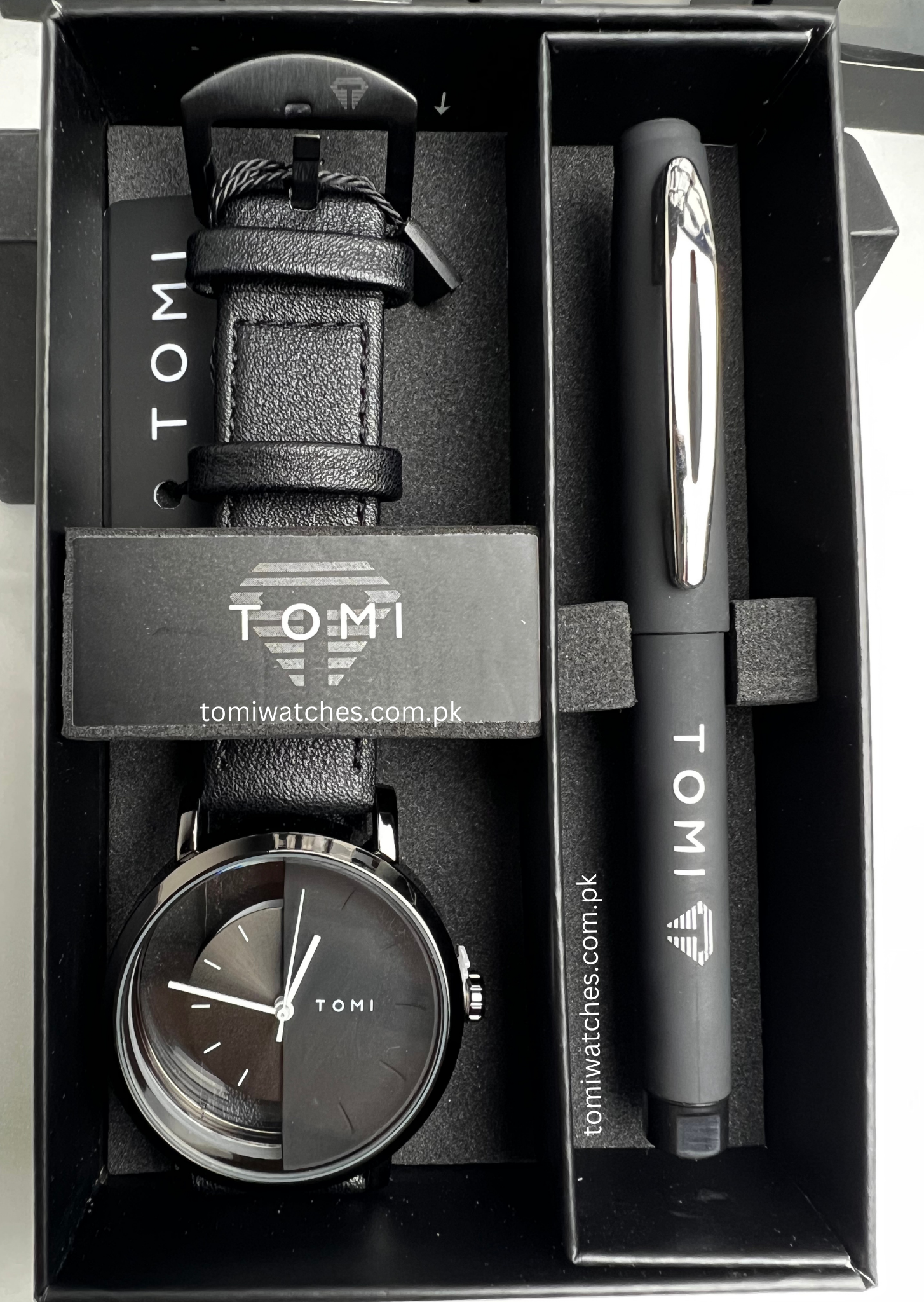 TOMI T-080 Unisex Watch with Pen Gift Set - Tomi Watches