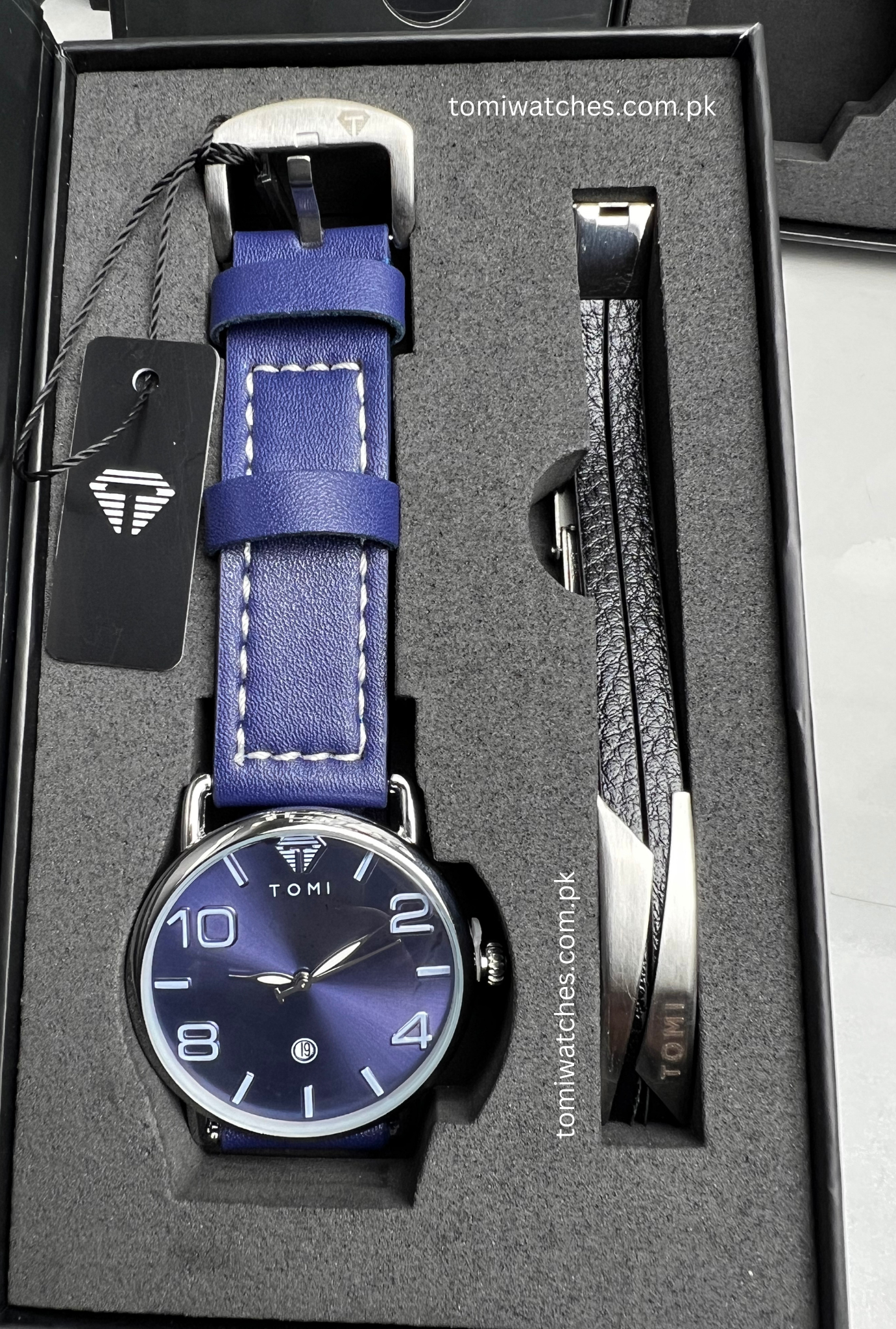TOMI T-035 Men's Luxury Watch & Bracelet Gift Set - Tomi Watches