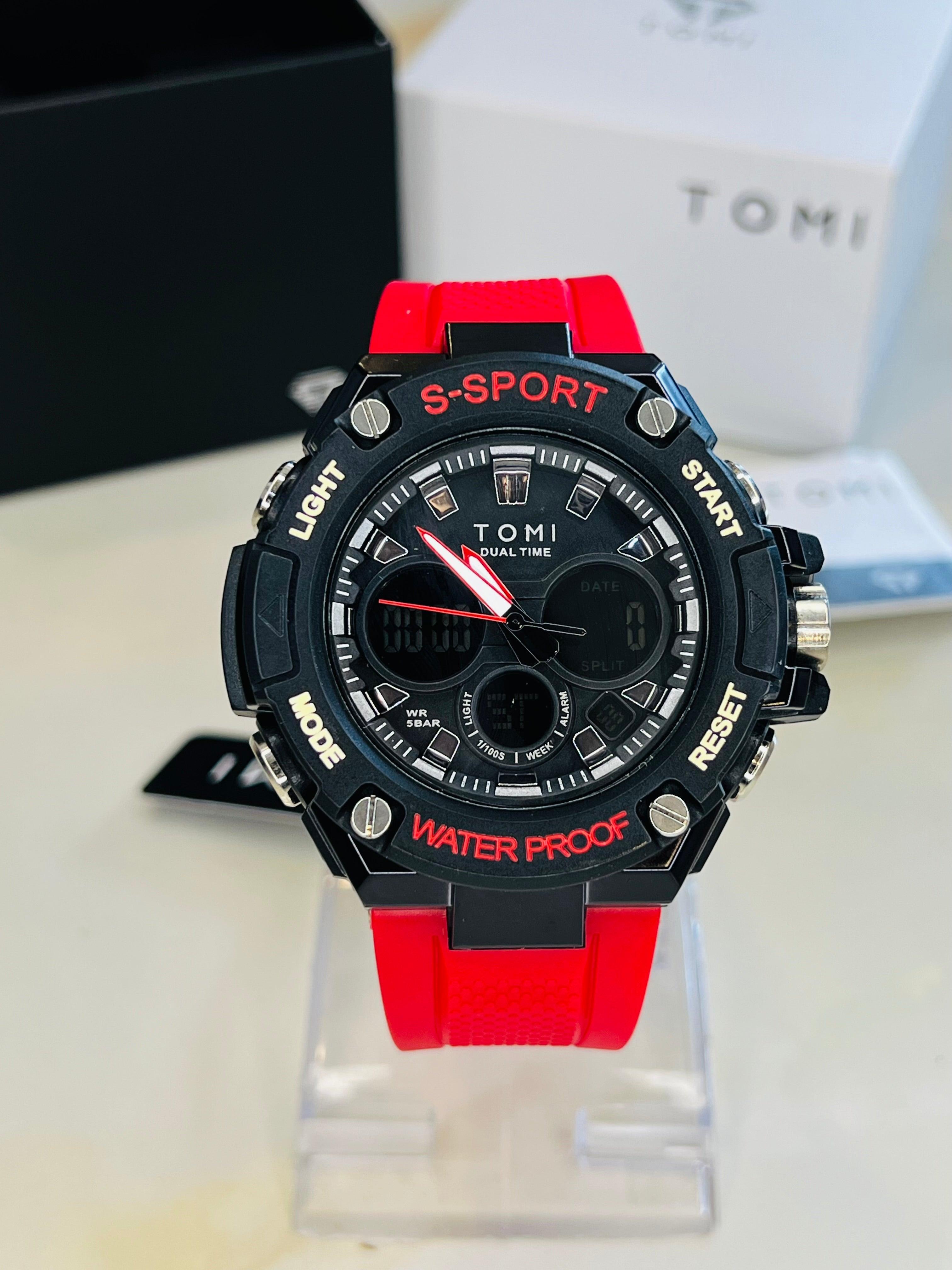 Tomi Sports Watch Waterproof T-227 - Tomi Watches