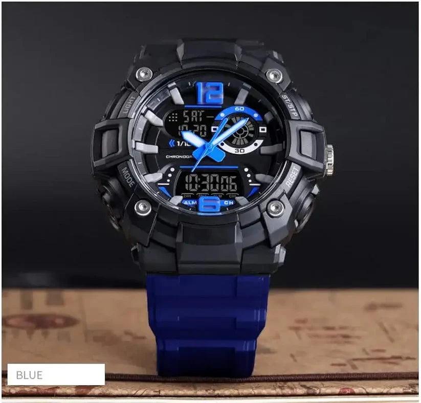 TOMI Dual Time Sports Watch T-229 - Tomi Watches