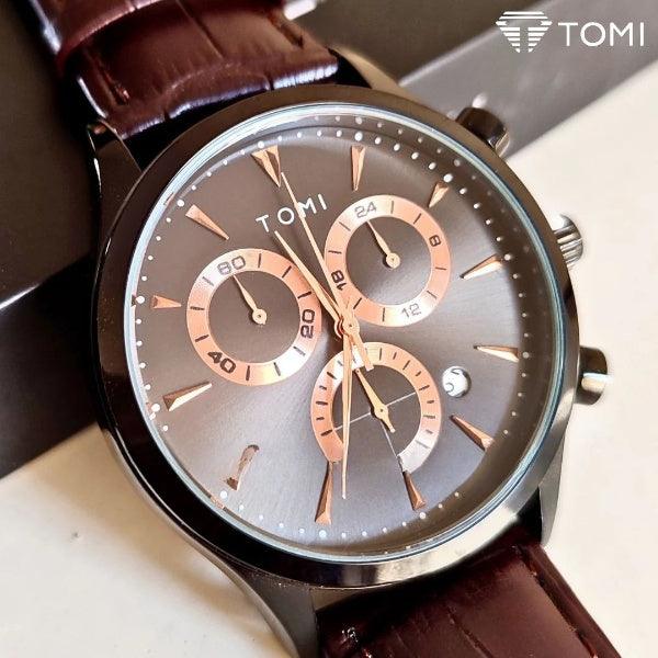 TOMI T-602 Chronograph Premium Luxury Business Men's Watch - Tomi Watches
