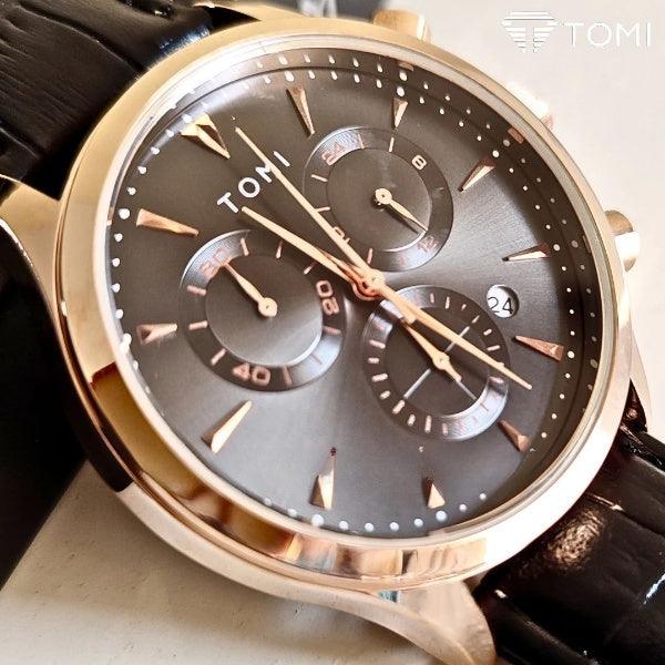 TOMI T-602 Chronograph Premium Luxury Business Men's Watch - Tomi Watches