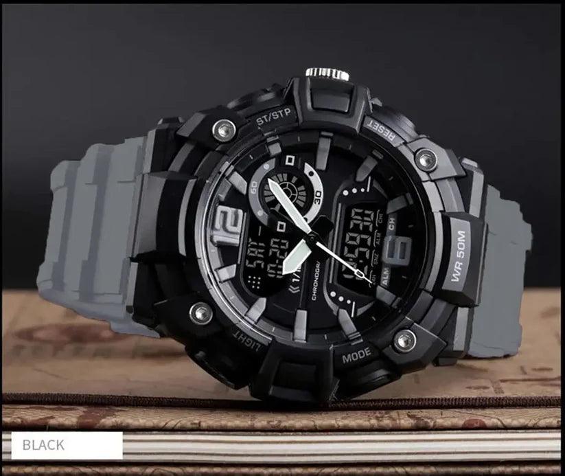 TOMI Dual Time Sports Watch T-229 - Tomi Watches