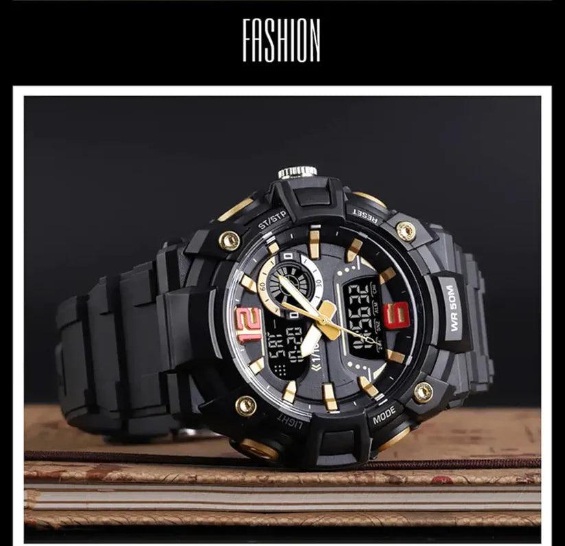 TOMI Dual Time Sports Watch T-229 - Tomi Watches