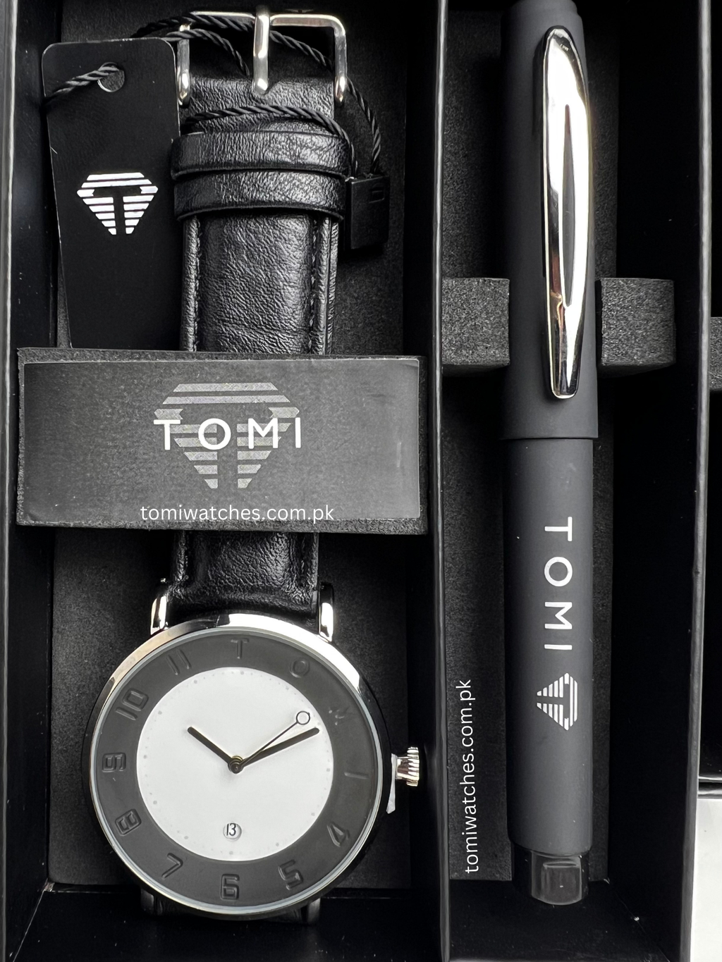 TOMI T-085 Men's Watch with Pen Gift Set - Tomi Watches