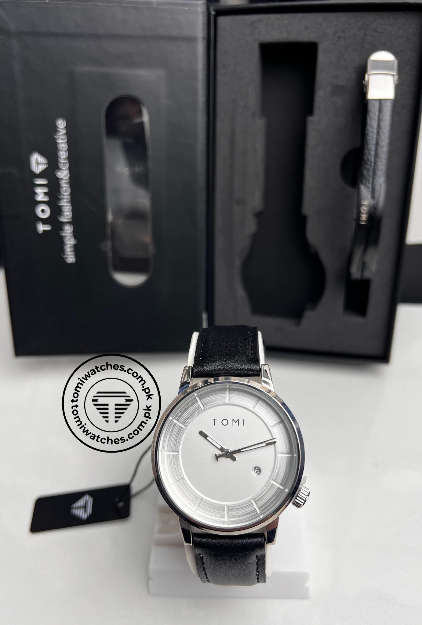 TOMI T-101 Stylish Watch & Bracelet Set for Men - Tomi Watches