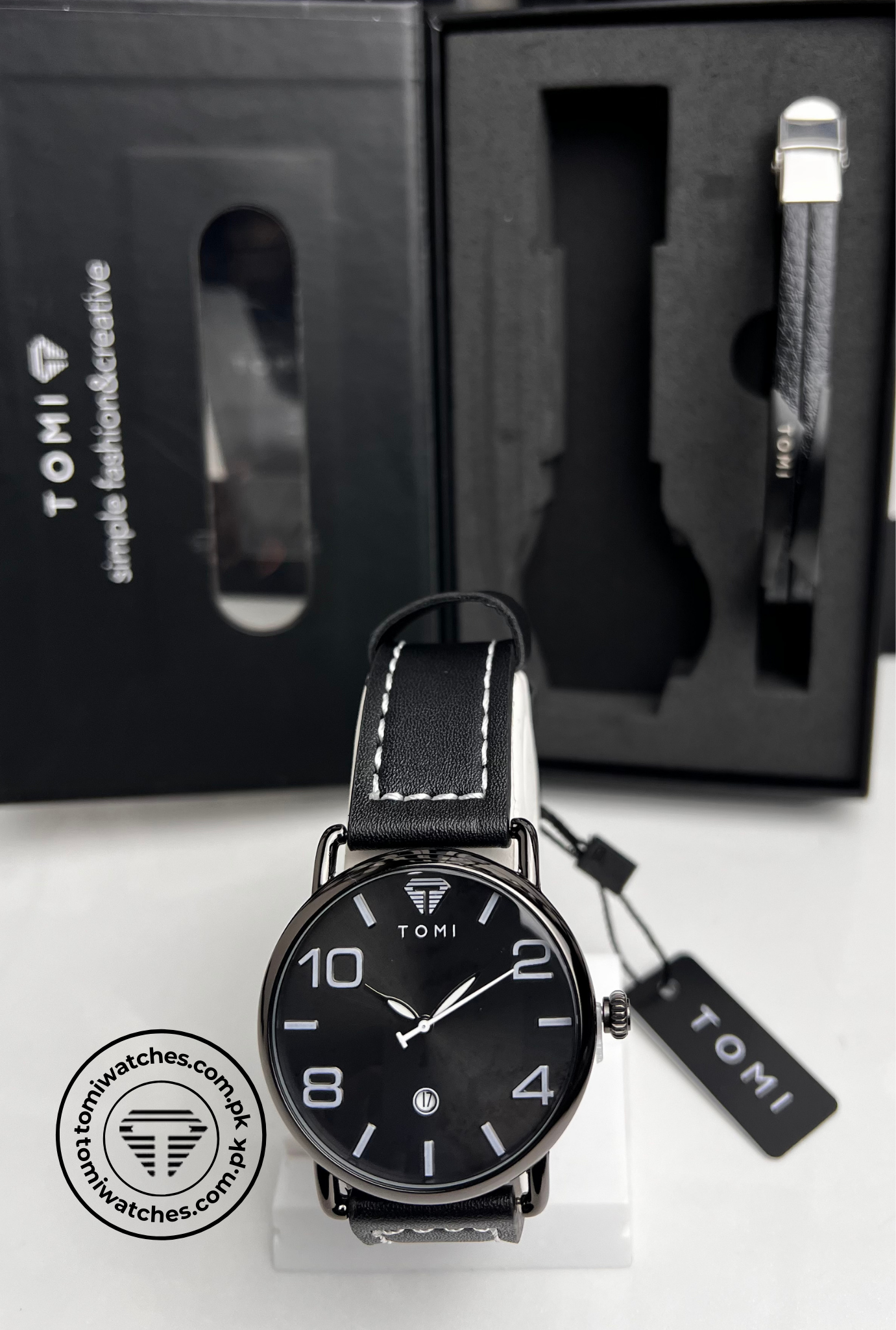 TOMI T-035 Men's Luxury Watch & Bracelet Gift Set - Tomi Watches