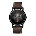 TOMI T-033 Men's Wrist Watch Date Quartz Black-Brown - Tomi Watches
