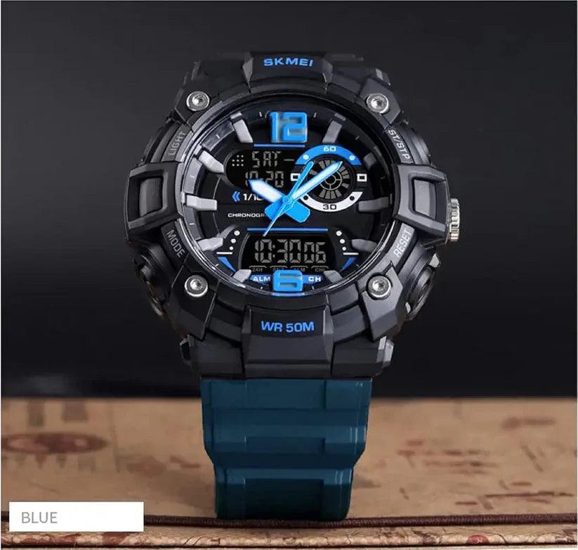 TOMI Dual Time Sports Watch T-229 - Tomi Watches