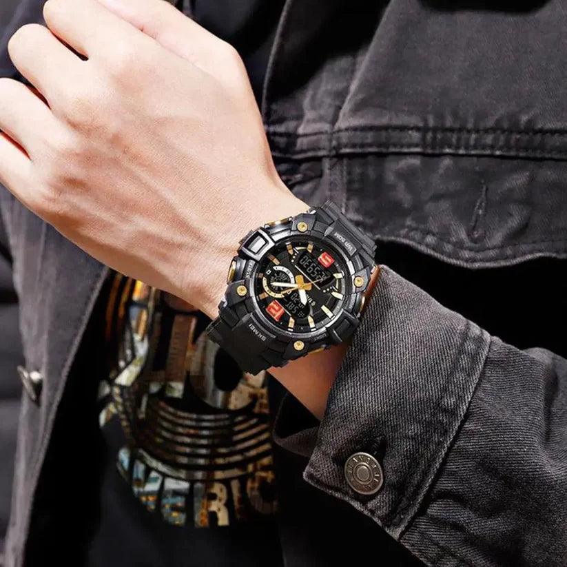 TOMI Dual Time Sports Watch T-229 - Tomi Watches