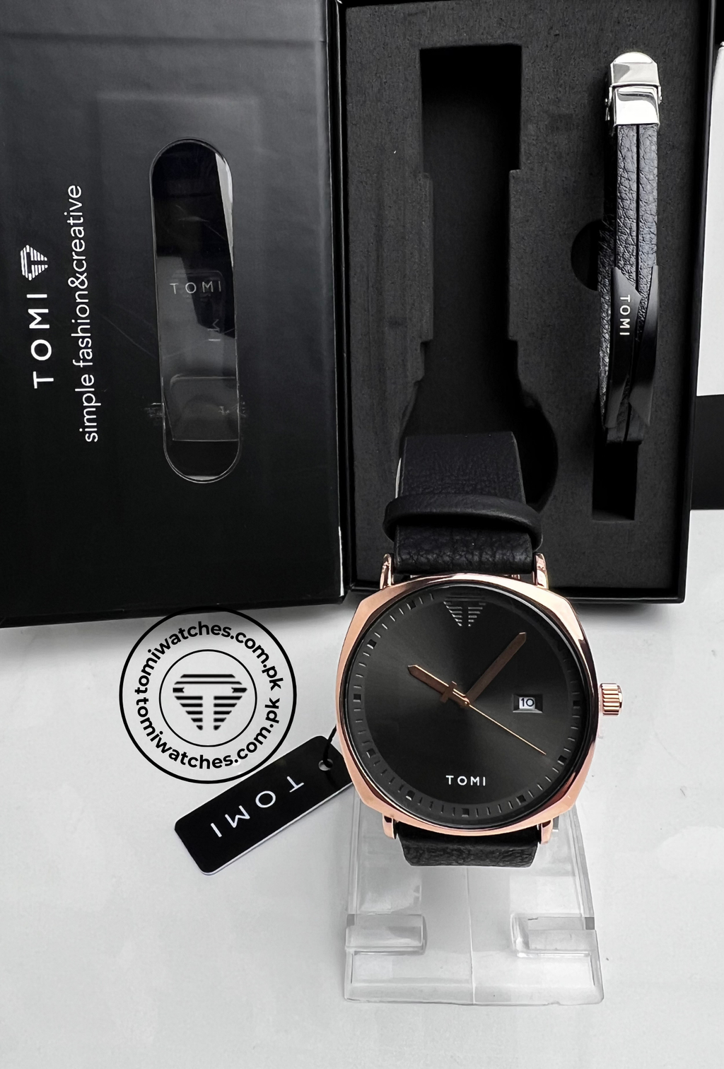 Tomi T-044 Watch & Bracelet Set - Tomi Watches
