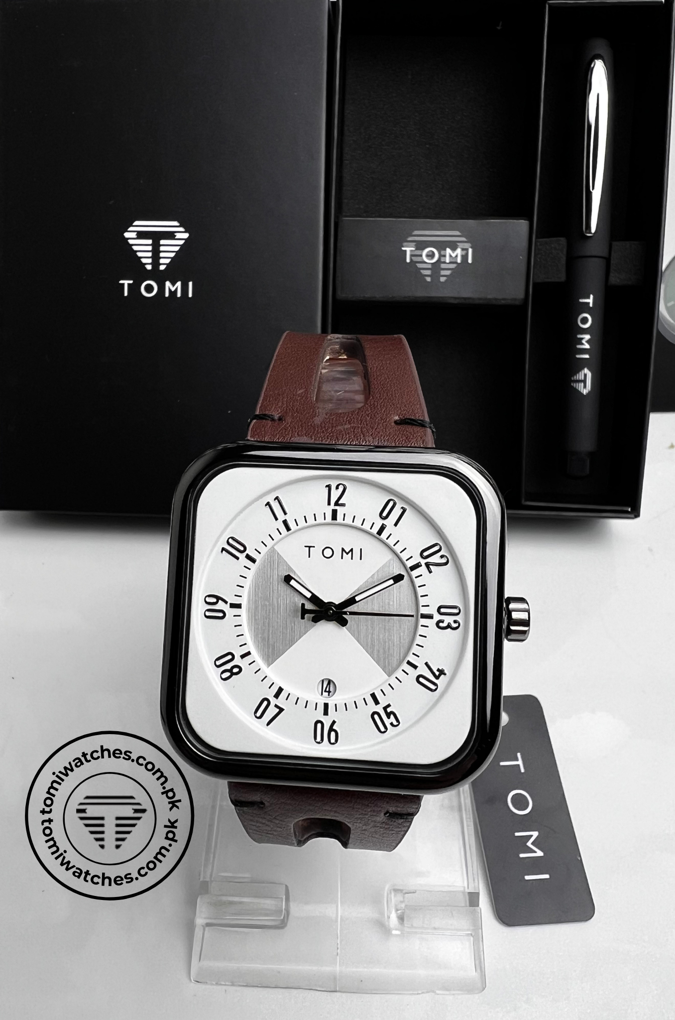 TOMI T-094 Luxury Watch with Pen Gift Set - Tomi Watches