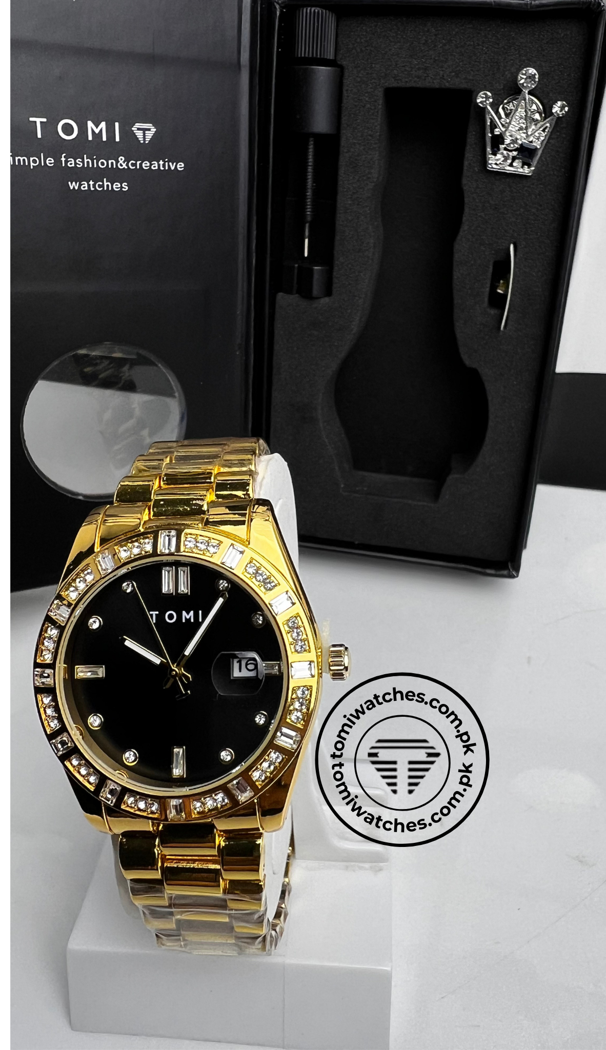 TOMI T-305  Luxury Men's Watch With Gift Box Set - Tomi Watches