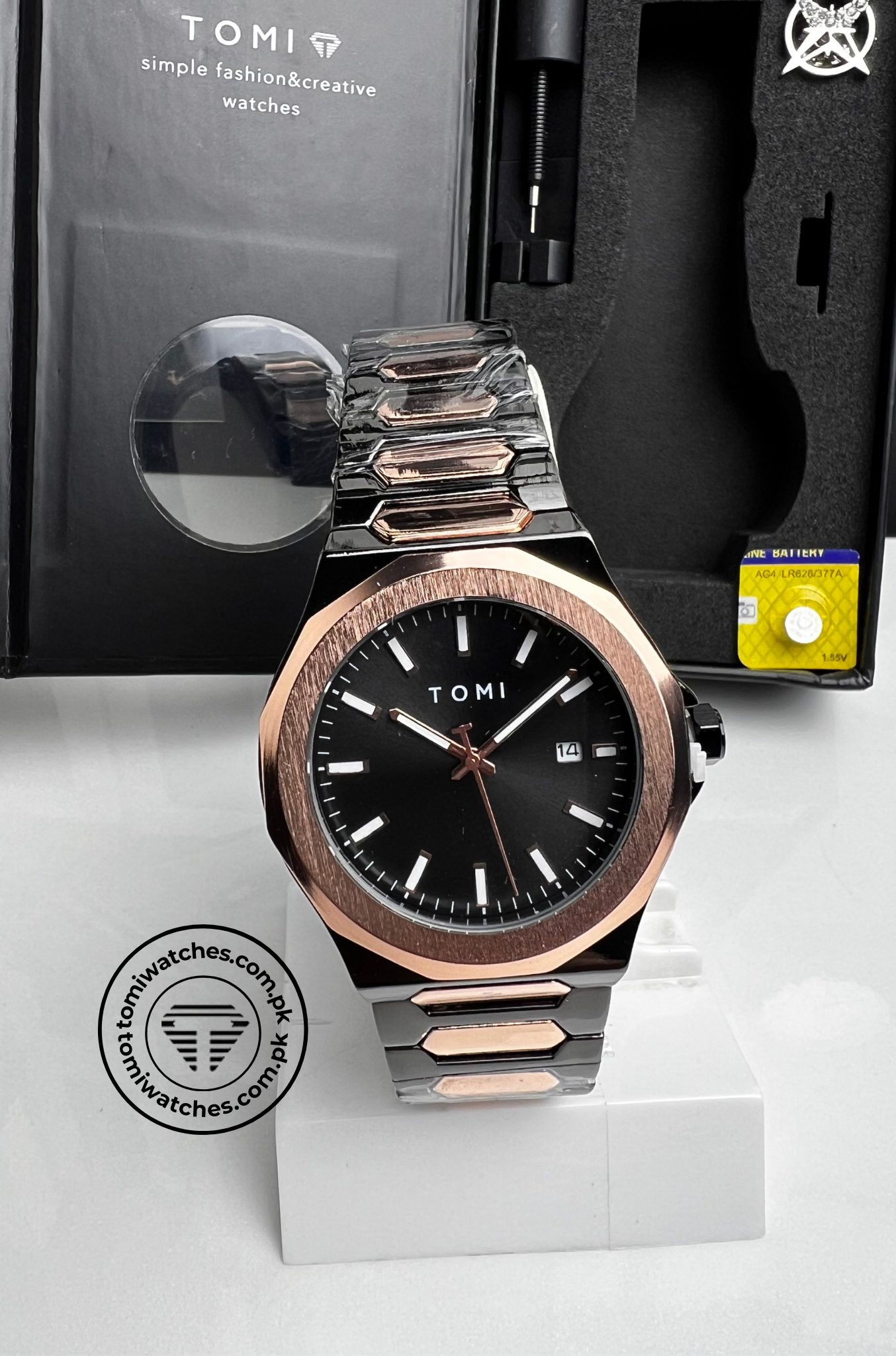 TOMI T-301 New Men's Luxury Watch Gift Box Set - Tomi Watches