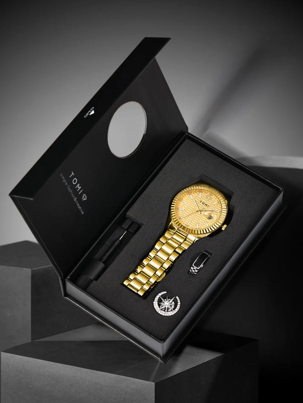 Tomi T-304 Men's Luxury Watch Gift Set - Tomi Watches