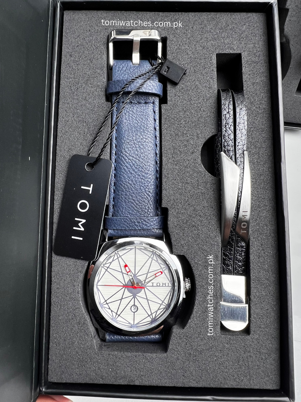 TOMI T-112 Stylish Men's Watch with Bracelet Gift Set - Tomi Watches