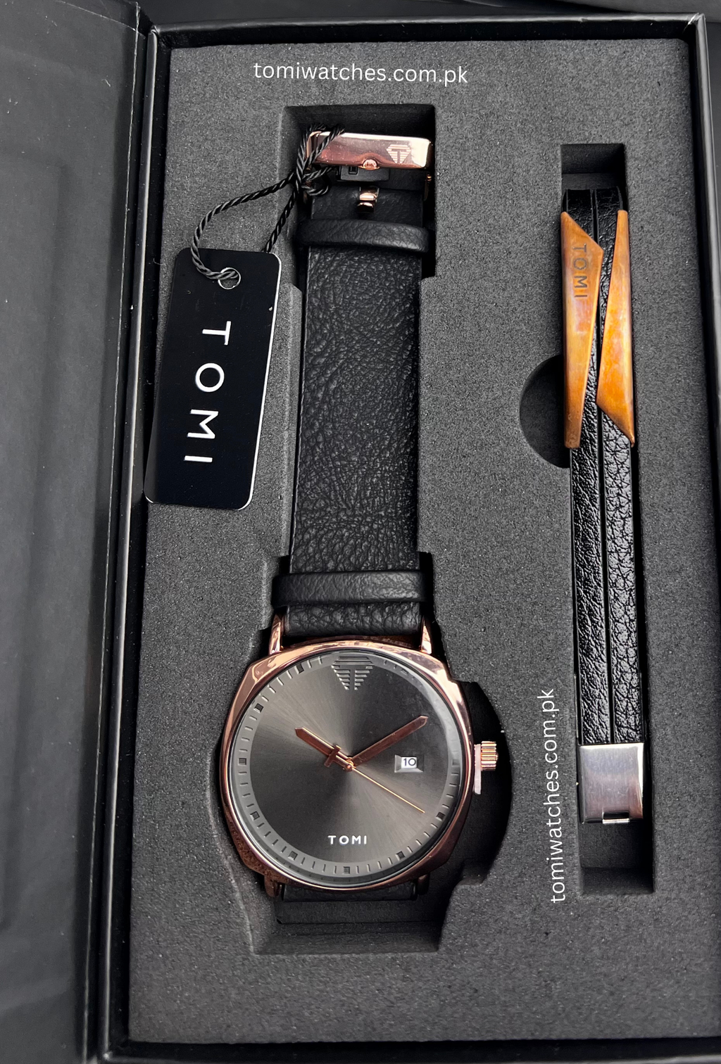 Tomi T-044 Watch & Bracelet Set - Tomi Watches