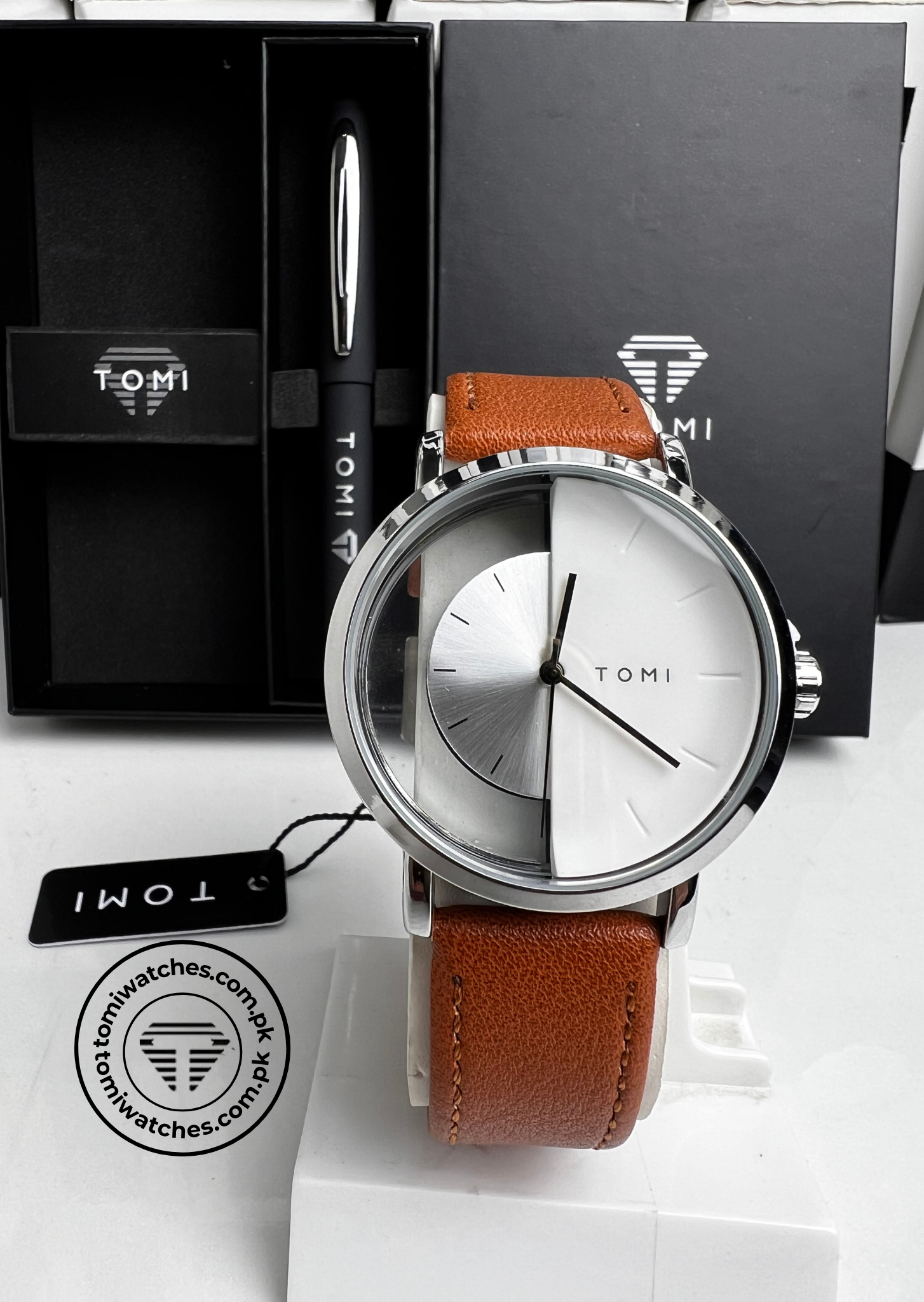 TOMI T-080 Unisex Watch with Pen Gift Set - Tomi Watches