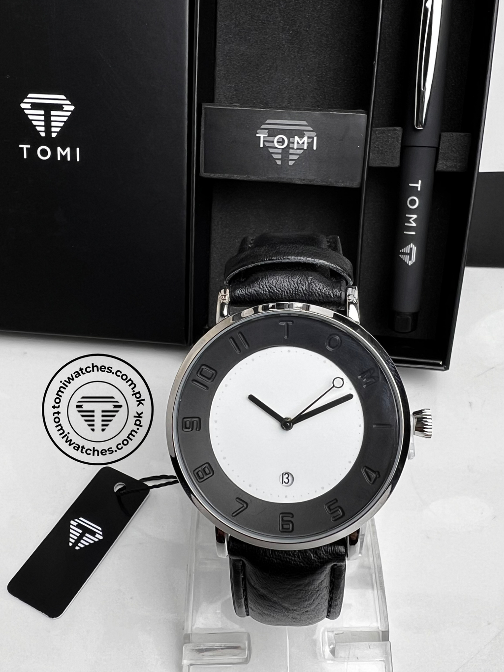TOMI T-085 Men's Watch with Pen Gift Set - Tomi Watches