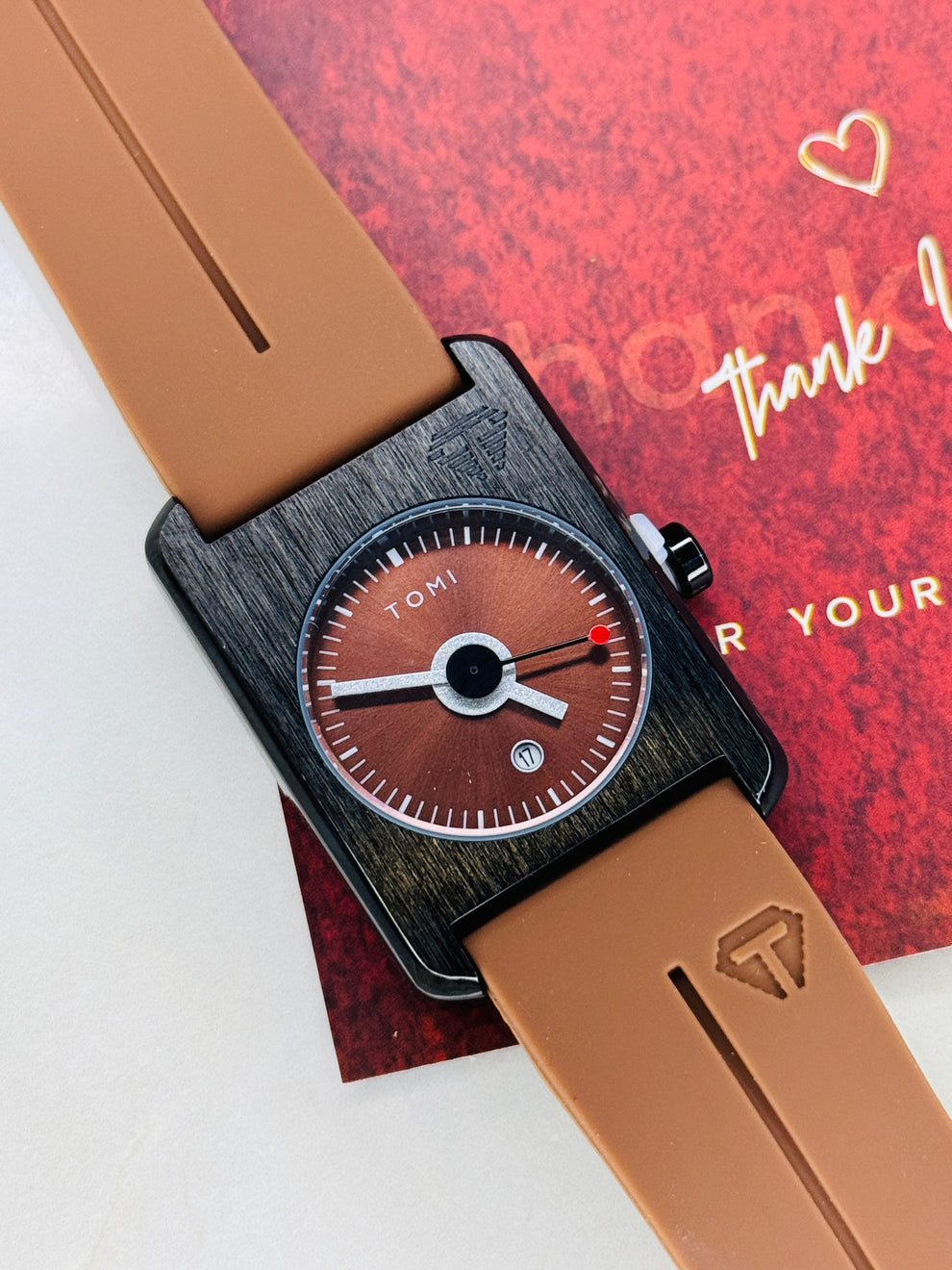 TOMI T-022 Magnet Master Lock Silicone Straps Tomi Tank Watches - Tomi Watches