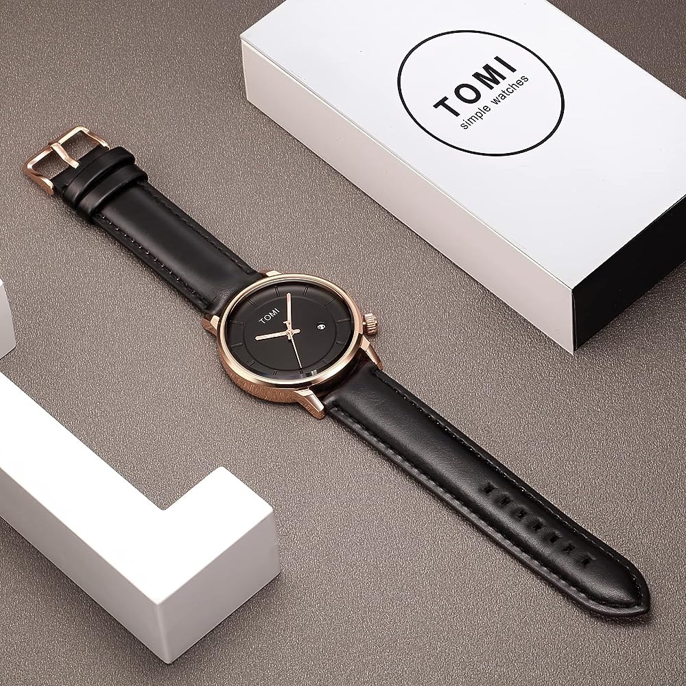 TOMI T-101 Men's Casual Quartz Watch with Date Display - Tomi Watches