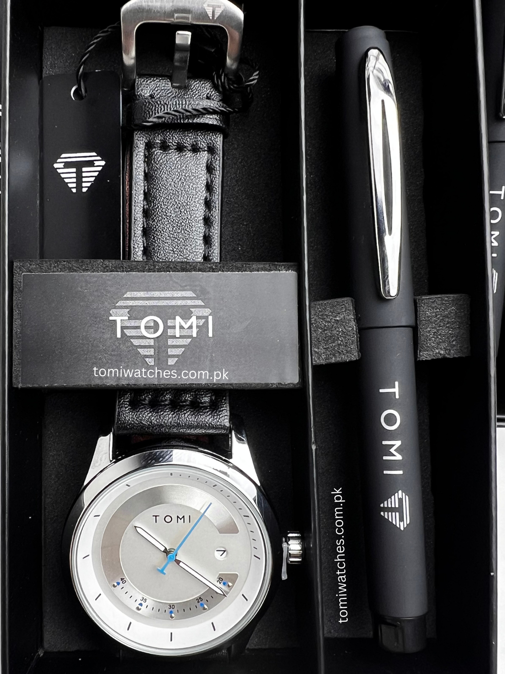 TOMI T-099 Men's Watch with Pen Gift Set - Tomi Watches