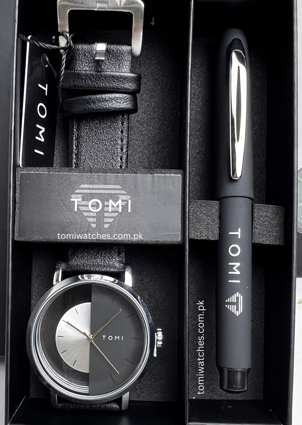 TOMI T-080 Unisex Watch with Pen Gift Set - Tomi Watches