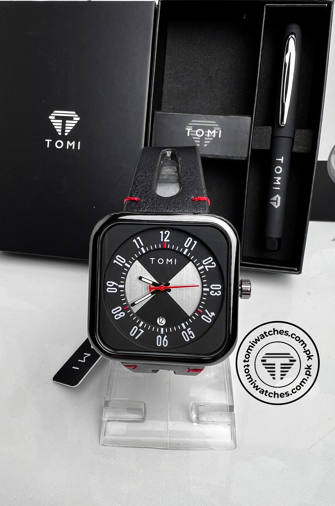 TOMI T-094 Luxury Watch with Pen Gift Set - Tomi Watches