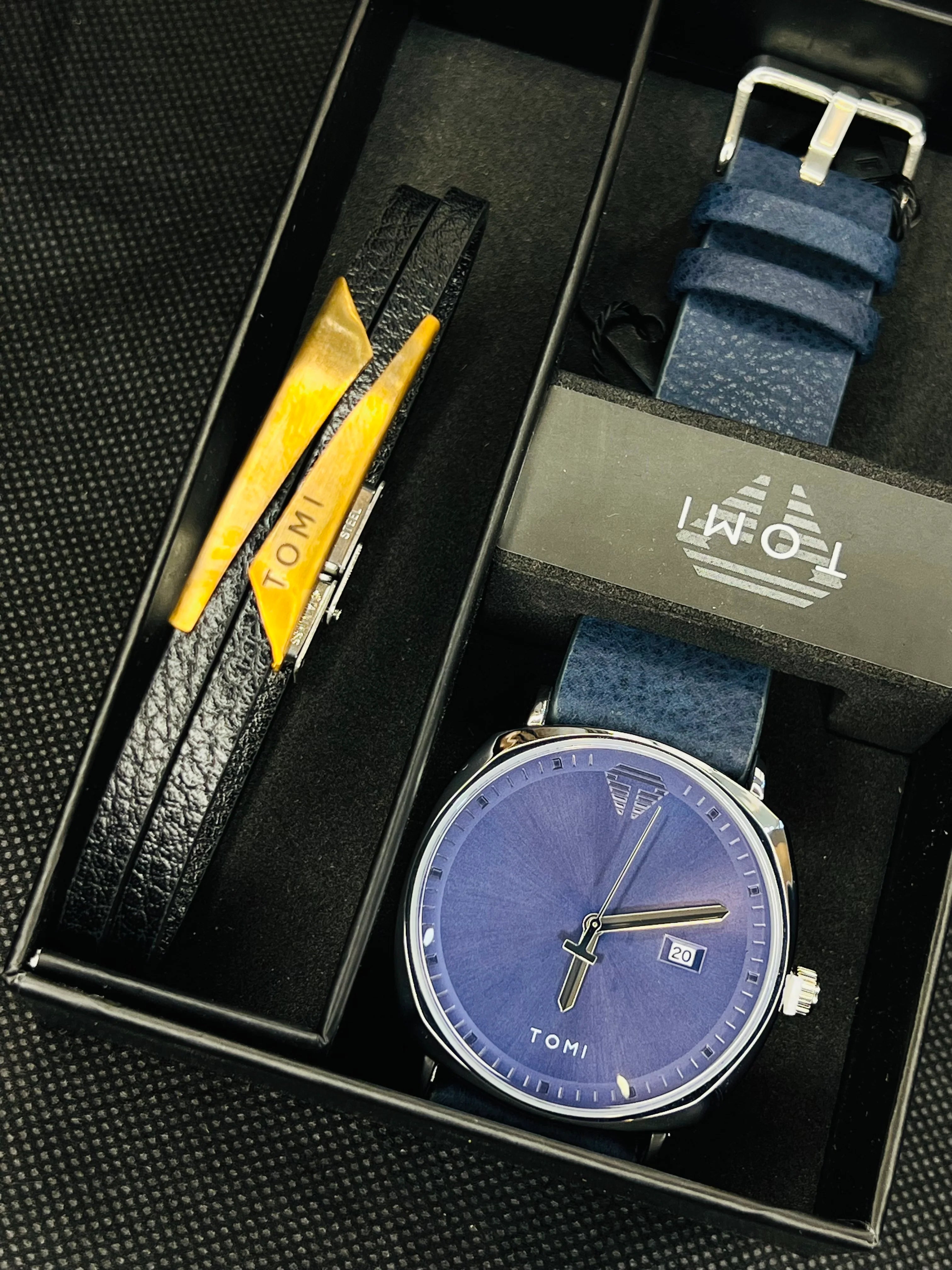 Tomi T-044 Watch & Bracelet Set - Tomi Watches