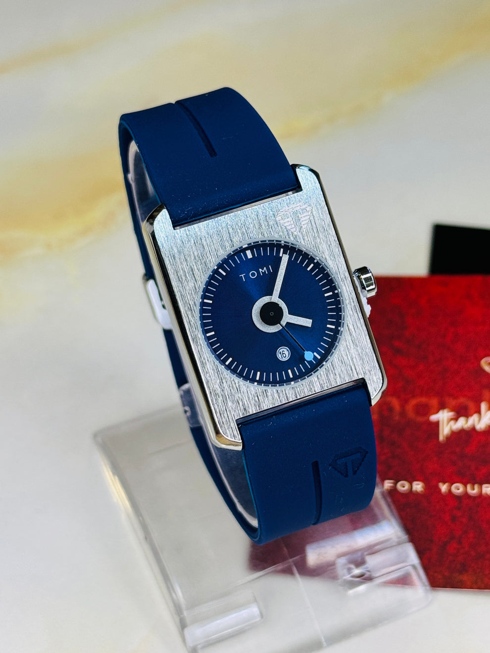 TOMI T-022 Magnet Master Lock Silicone Straps Tomi Tank Watches - Tomi Watches