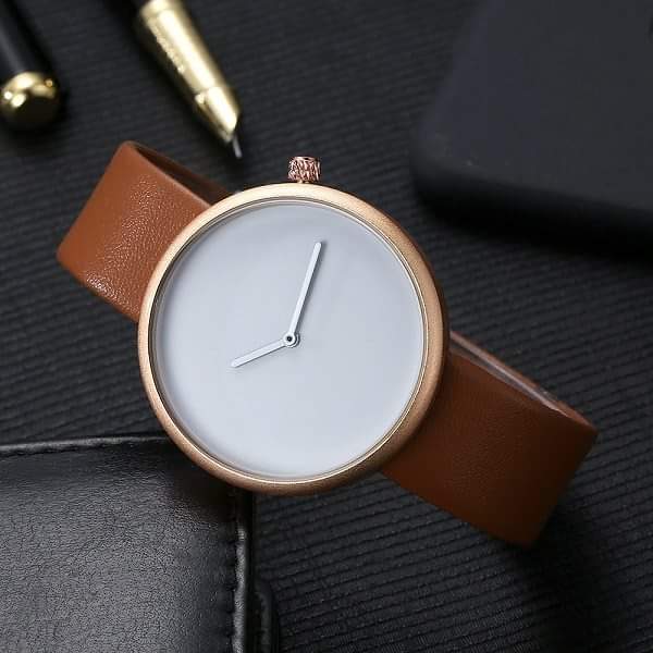 TOMI T-078 Unisex Watch Leather Strap - Tomi Watches