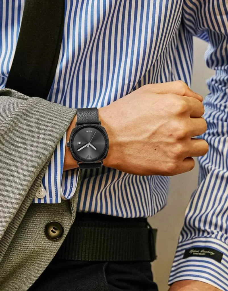 TOMI T-044 Men's Watch Leather Strap - Tomi Watches
